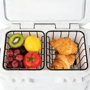 ODJVM front view basket showing snug fit, keeps items organized