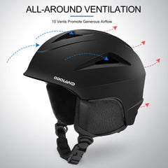 Odoland removable earmuffs detached showing warmth customization