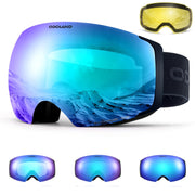 Odoland front view goggles showing wide spherical lens and comfort