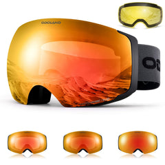 Odoland front view goggles showing wide field of vision and stylish finish