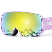 Odoland front view of goggles showing wide spherical lens and clear field of vision