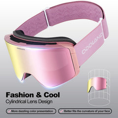 Odoland OTG fit showing glasses worn underneath for comfortable compatibility