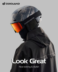 Odoland helmet top vent detail illustrating adjustable airflow benefit