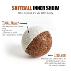 Oeab close-up of dense red stitches and synthetic leather for durable practice performance