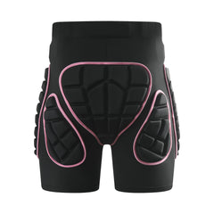 OHMOTOR front view of padded shorts showing full coverage and discreet fit