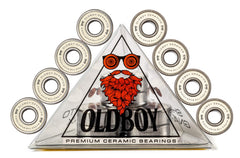 Close-up of Oldboy ZrO2 ceramic balls revealing smooth finish for faster roll