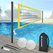 Olybeaka front view set in pool showing quick play setup and portability