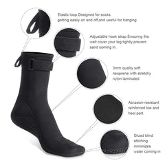 OMGear close-up of glued blind-stitched seam and stretchy nylon for long-lasting durability