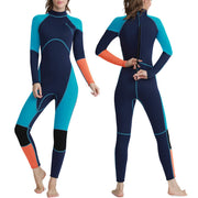 OMGear front view of full wetsuit showing fit and color, offering sun protection