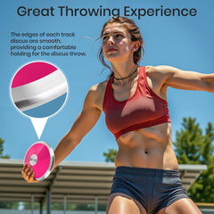 OMYOPY two discus inside a backpack showing portability for practice on the go