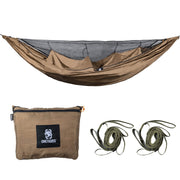 ONETIGRIS hammock front view showing full net and coverage for bug-free sleep