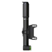 OneUp Components 100cc EDC Pump front view showing compact profile and mounting benefit