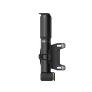 OneUp Components pump front view showing compact design and easy mounting benefit