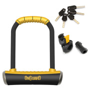 OnGuard Brute front view showing full U‑lock and sturdy crossbar for reliable security