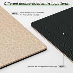 onlyhe mat edge showing 8mm thickness for joint cushioning and comfortable support