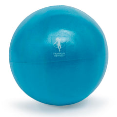 OPTP Franklin Method Air Ball front view showing blue ball and compact size benefit
