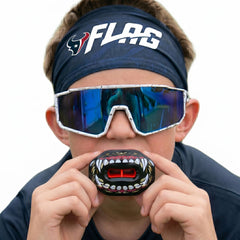 Oral Mart Fierce Bear close-up of 1.25 inch breathing channel for airflow