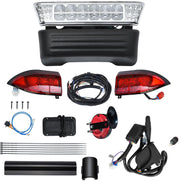 Orle Oko front headlight assembly showing bright LED output and improved visibility