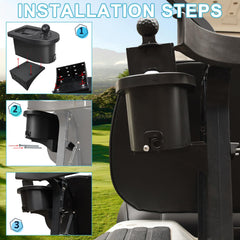 Orle Oko side profile on cart rail showing stable universal mounting bracket