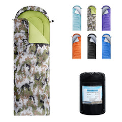 ORTHOMTEX front view showing full sleeping bag and versatile shape for comfort