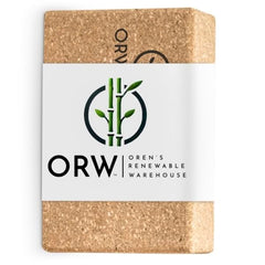 ORW cork block front view showing firm support and clean finish