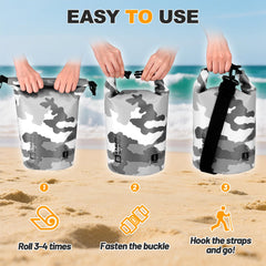 OSAH DRYPAK adjustable strap carried crossbody for hands-free convenience