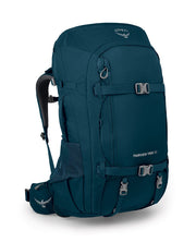 Osprey Fairview Trek 50L front view showing organized pockets and easy access