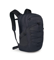 Osprey Quasar front view showing sleek commuter design and easy access