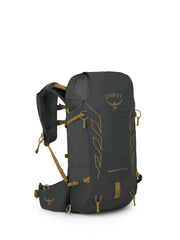 Osprey Talon Velocity front view showing compact silhouette and quick access benefits