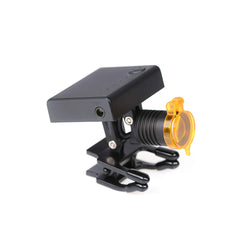 OUBO headlamp front on eyewear showing compact design and improved visibility