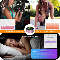 Oucscru smart ring worn on finger in lifestyle scene for comfortable all-day wear