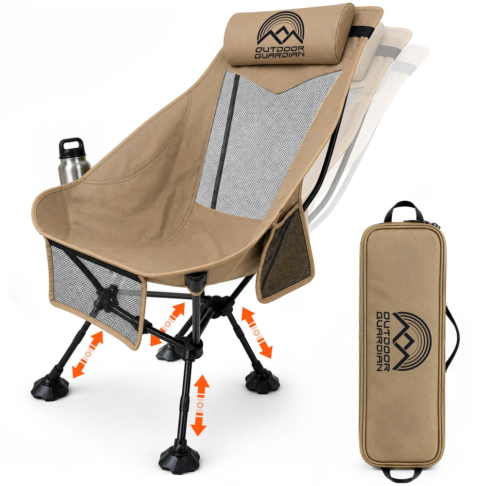 Outdoor Guardian front view high back chair showing supportive design and comfortable seating