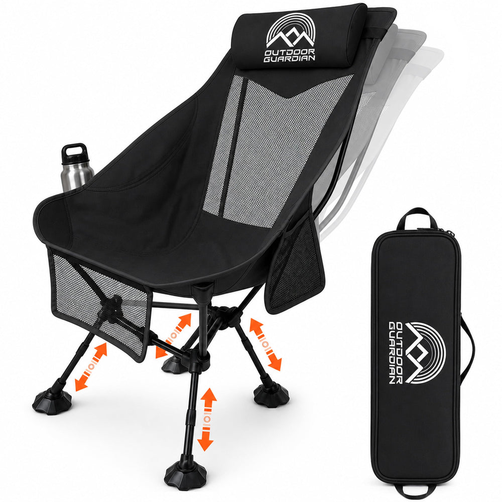 Outdoor Guardian front view high back chair showing supportive design and comfort