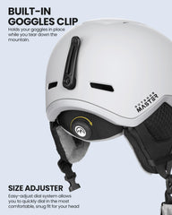OutdoorMaster earpad with audio pocket illustrating hands-free music convenience