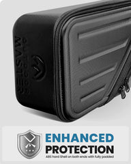 OutdoorMaster close-up of ABS end shell protecting tip and tail from impacts