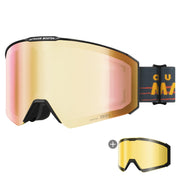 OutdoorMaster Falcon front view showing ZEISS lens and wide field of vision benefit