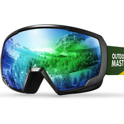 OutdoorMaster front view of kids ski goggles showing style and protection