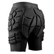 OutdoorMaster front view padded shorts showing slim protective fit and comfort