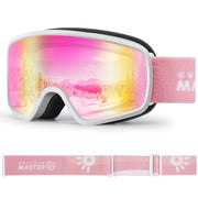 OutdoorMaster front view white frame showing clear field of vision and comfort