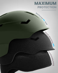 OutdoorMaster goggles lens closeup highlighting anti-fog clarity benefit
