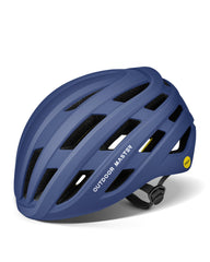OutdoorMaster helmet front view showing sleek shell and ventilation for comfortable rides