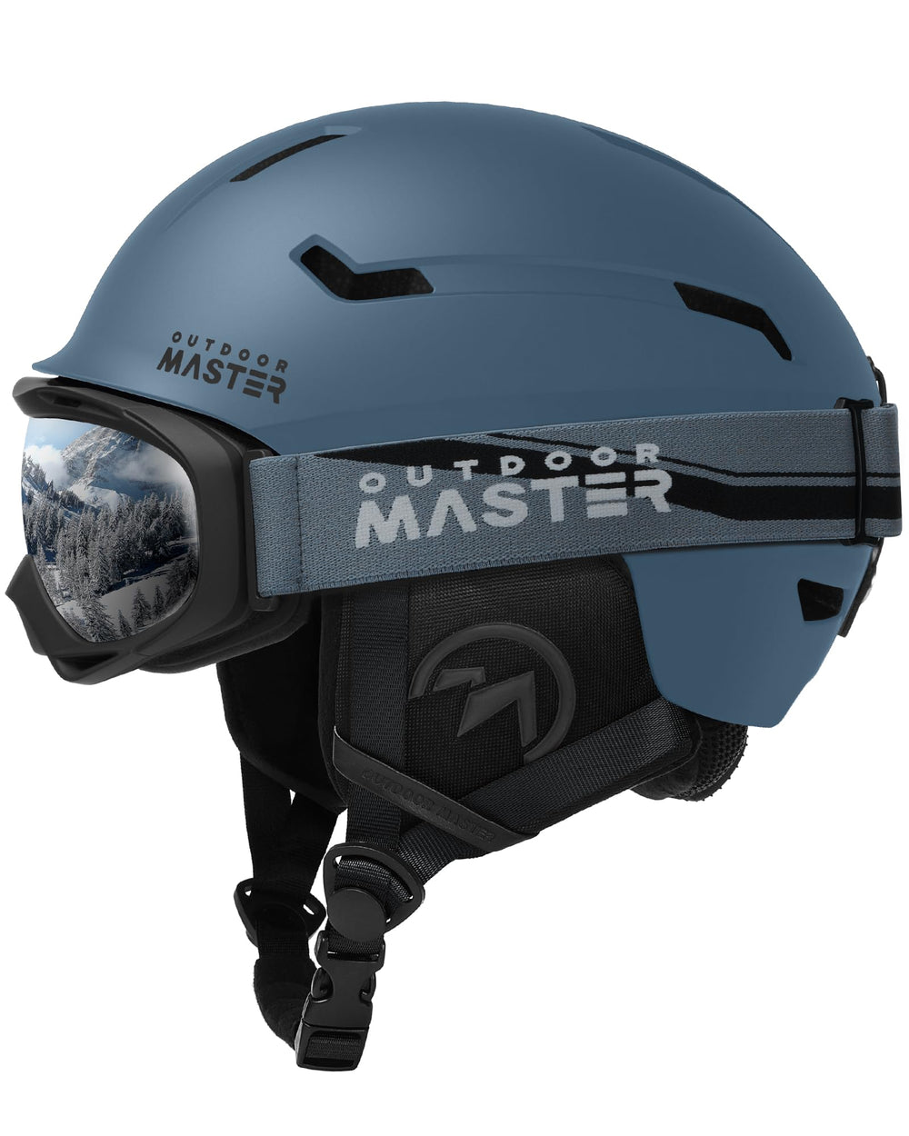 OutdoorMaster helmet front view showing secure fit and durable shell for confident protection