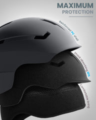 OutdoorMaster helmet top vents close-up for improved ventilation