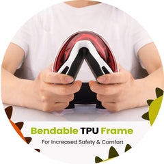 OutdoorMaster goggles over prescription glasses demonstrating OTG fit and comfort benefit