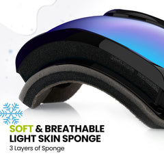 OutdoorMaster soft TPU frame texture close-up demonstrating flexible impact absorption