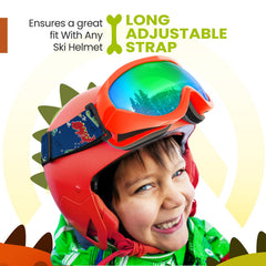 OutdoorMaster Lollipop side profile showing adjustable strap for secure helmet fit
