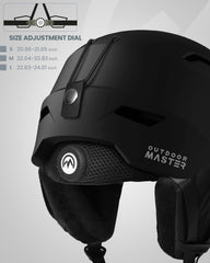 OutdoorMaster OTG goggles fitted over glasses showing compatibility and clear vision