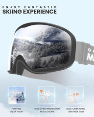 OutdoorMaster Owl polarized lens reflection demonstrating reduced glare and improved contrast