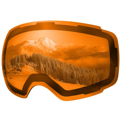OutdoorMaster PRO front view showing lens installed and clear field of vision