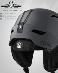 OutdoorMaster side profile worn by rider demonstrating secure fit